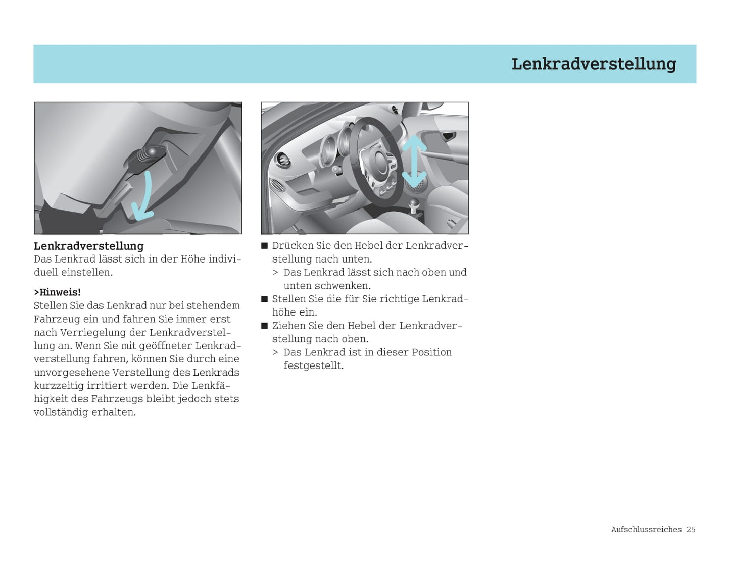 2003-2006 Smart Forfour Owner's Manual | German