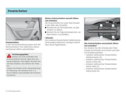 2003-2006 Smart Forfour Owner's Manual | German