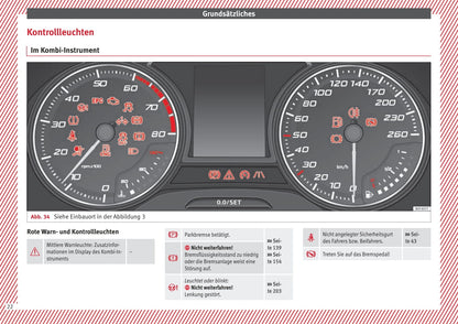 2013-2017 Seat Leon Bedienungsanleitung | Deutsch