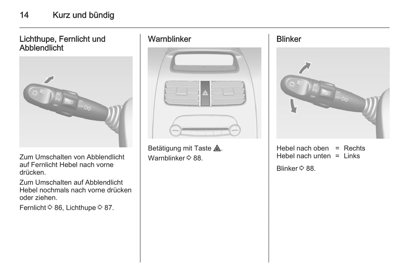 2010-2015 Chevrolet Spark Owner's Manual | German