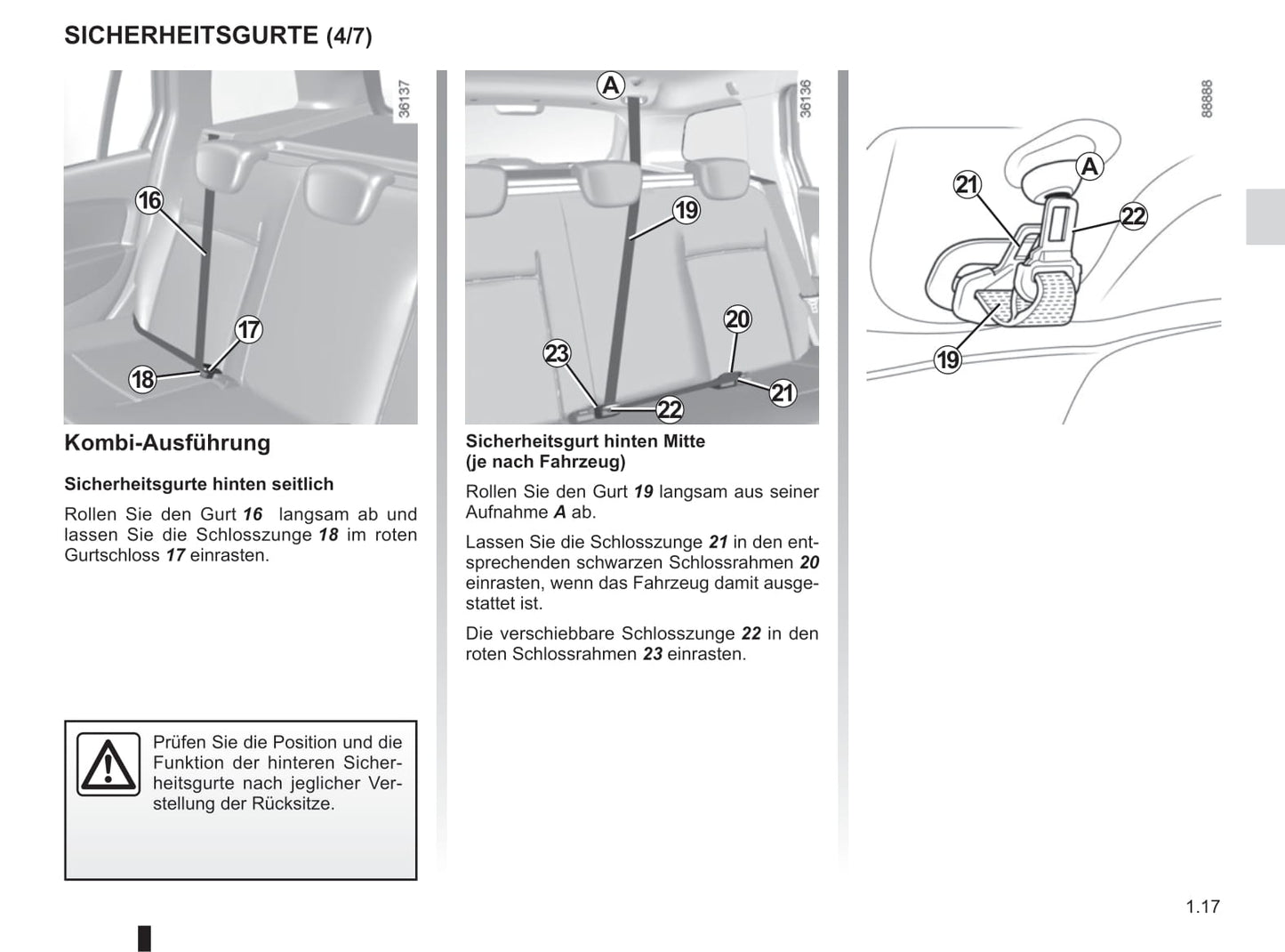 2016-2020 Dacia Logan/Logan MCV Owner's Manual | German