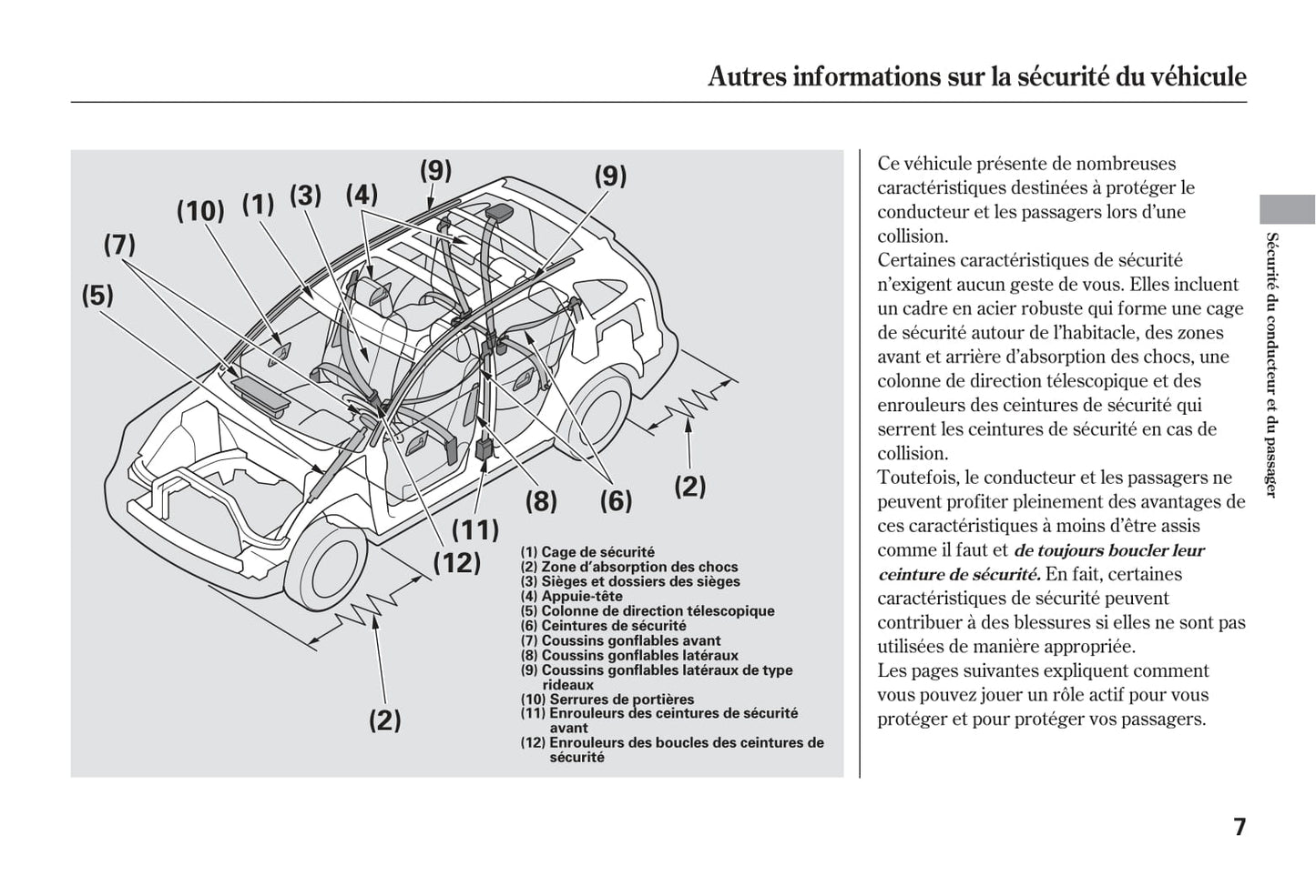 2007-2010 Honda CR-V Manuel du propriétaire | Français