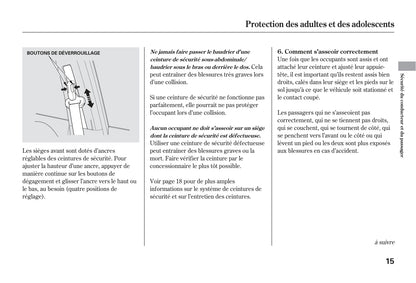 2007-2010 Honda CR-V Manuel du propriétaire | Français