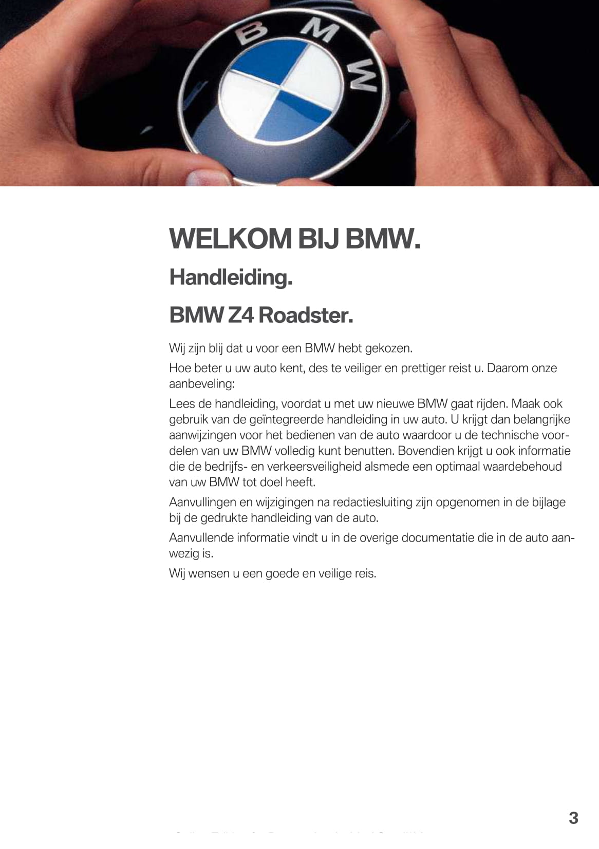 2020-2021 BMW Z4 Owner's Manual | Dutch