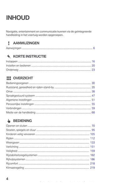 2020-2021 BMW Z4 Owner's Manual | Dutch