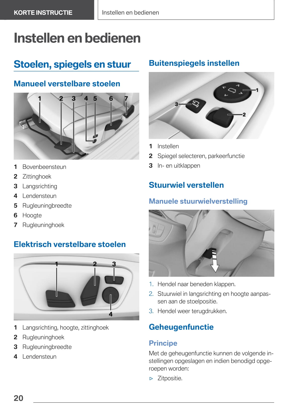 2020-2021 BMW Z4 Owner's Manual | Dutch