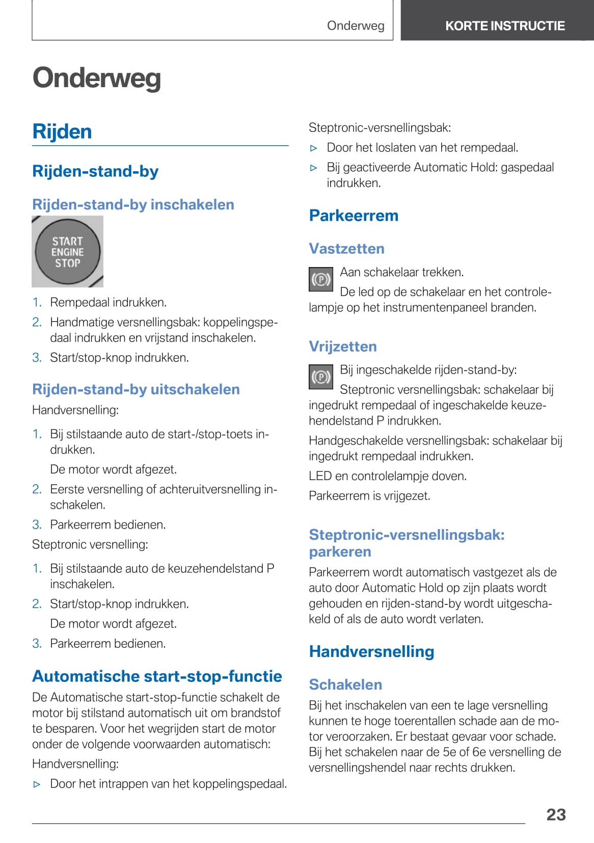 2020-2021 BMW Z4 Owner's Manual | Dutch