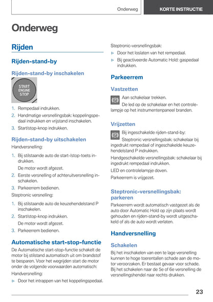 2020-2021 BMW Z4 Owner's Manual | Dutch