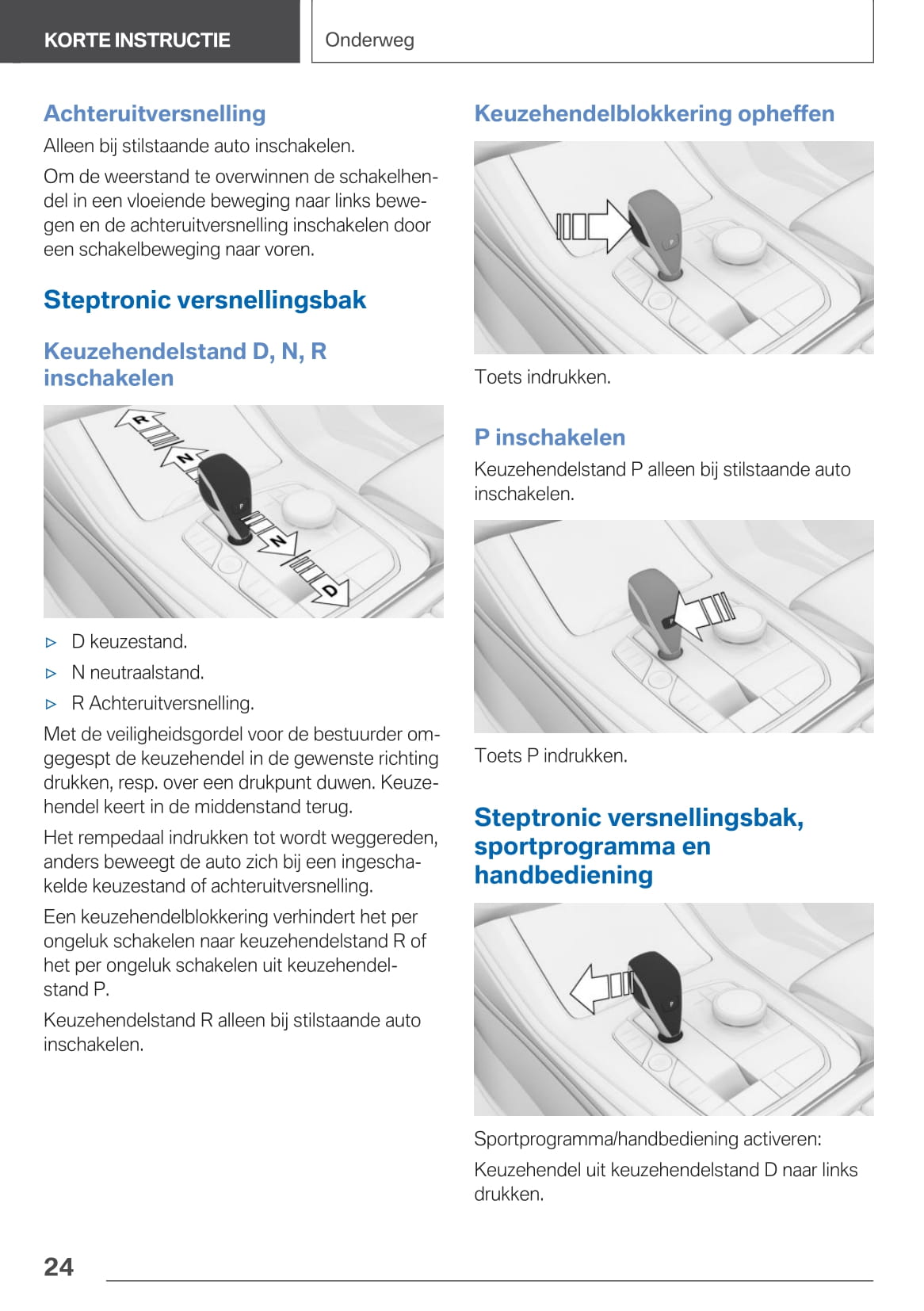 2020-2021 BMW Z4 Owner's Manual | Dutch