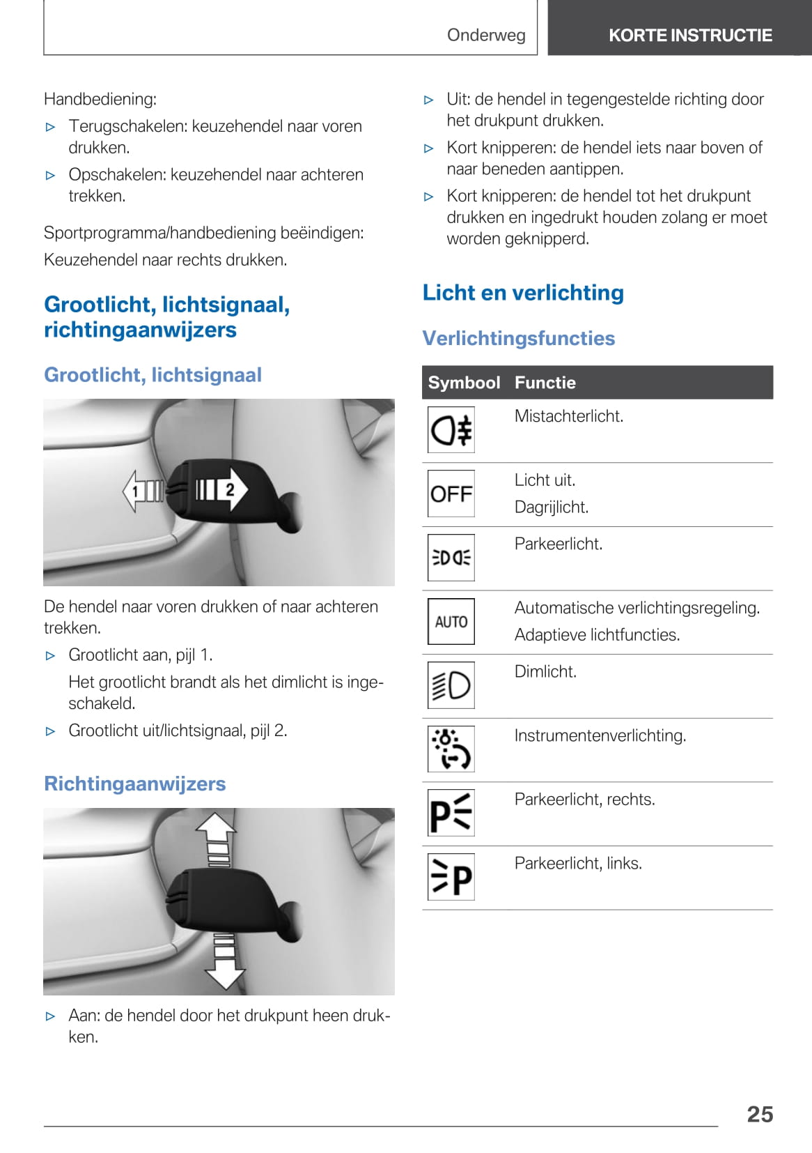 2020-2021 BMW Z4 Owner's Manual | Dutch