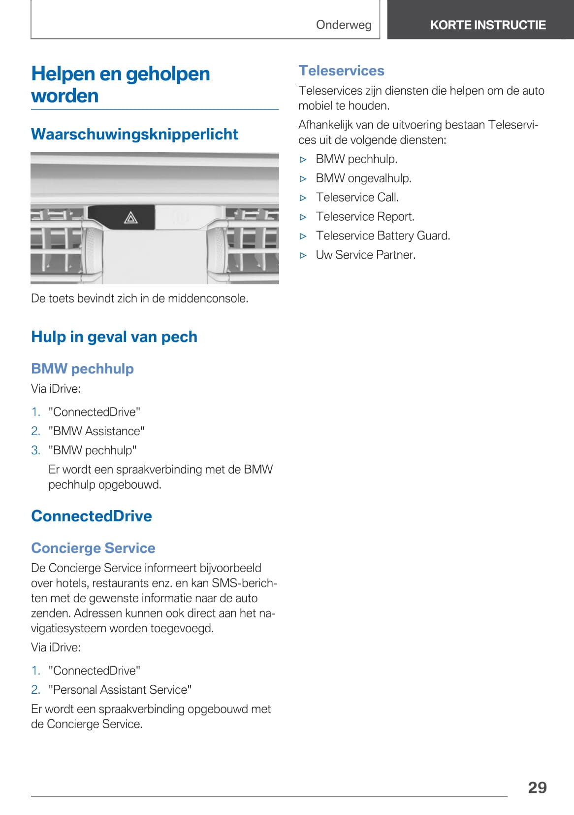 2020-2021 BMW Z4 Owner's Manual | Dutch