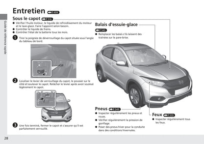 2018-2019 Honda HR-V Owner's Manual | French