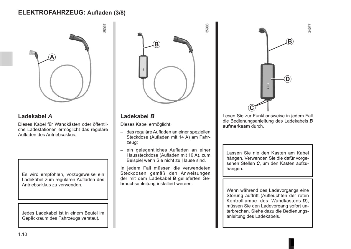 2016-2017 Renault Zoe Owner's Manual | German