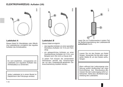 2016-2017 Renault Zoe Owner's Manual | German