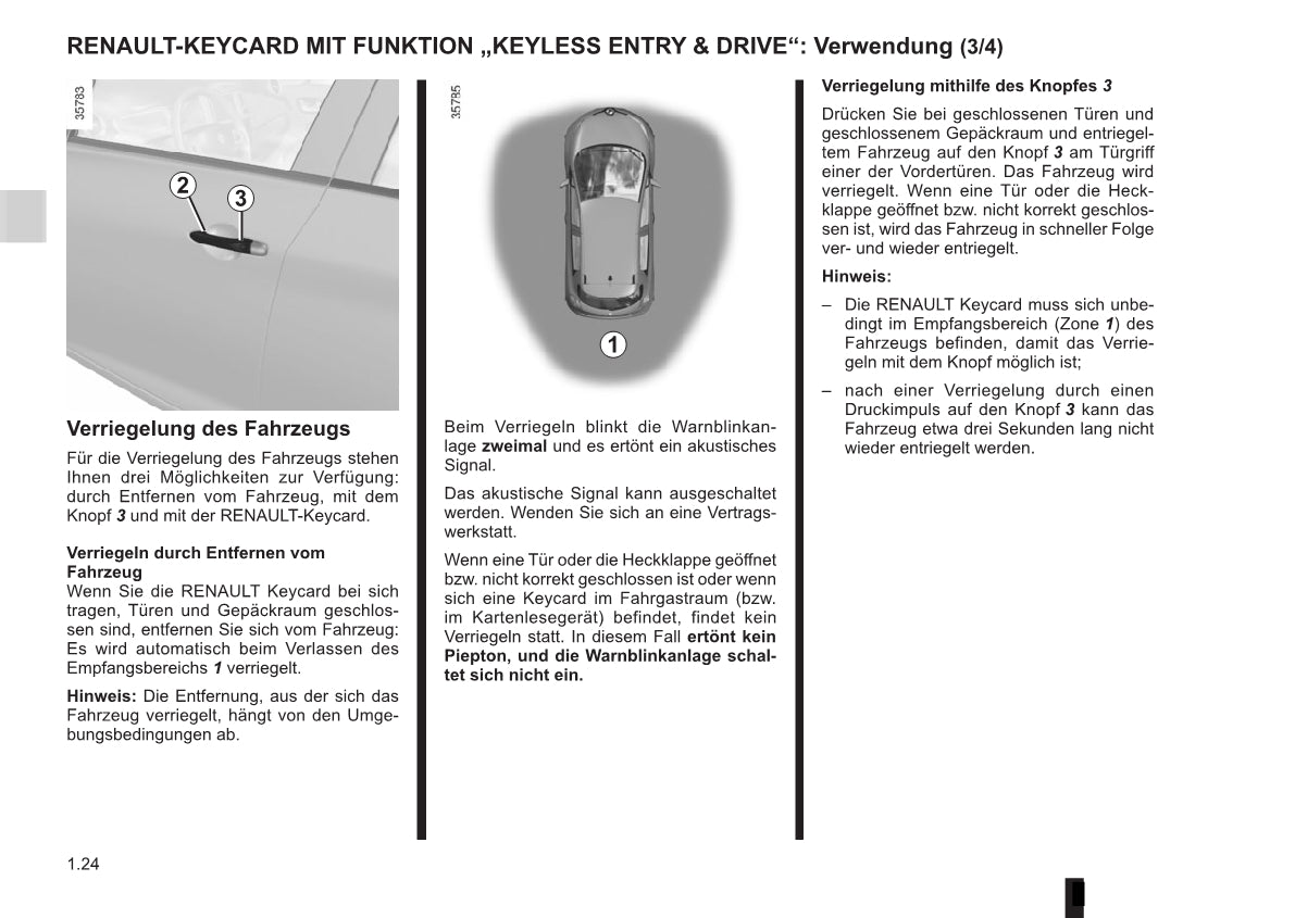 2016-2017 Renault Zoe Owner's Manual | German