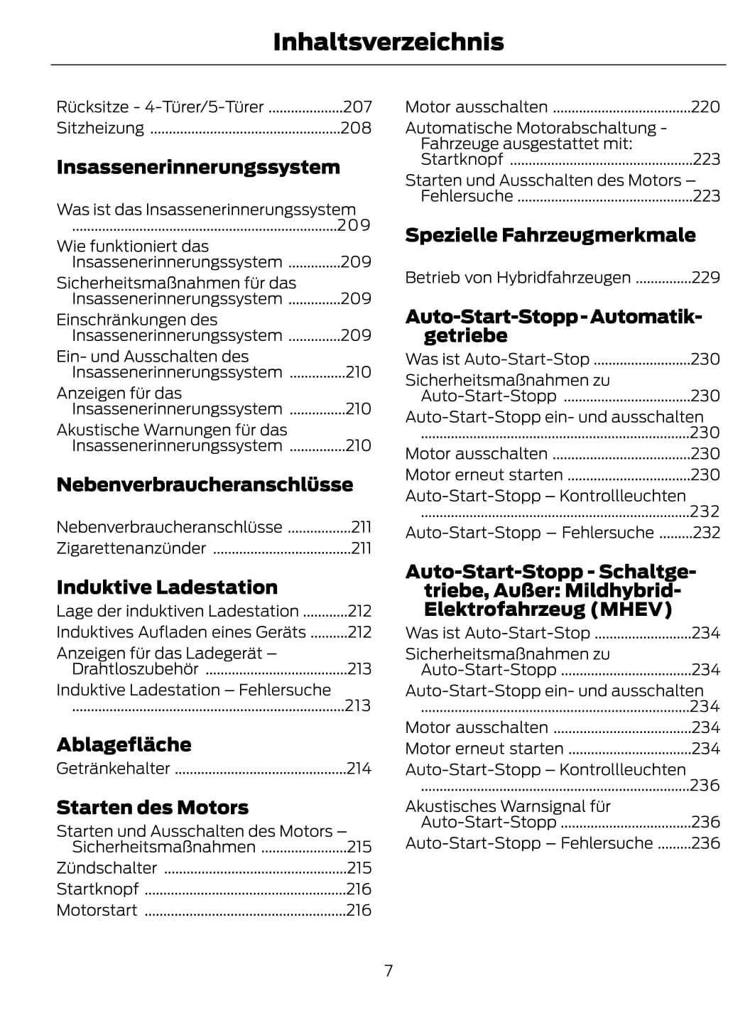 2021 Ford Focus Gebruikershandleiding | Duits