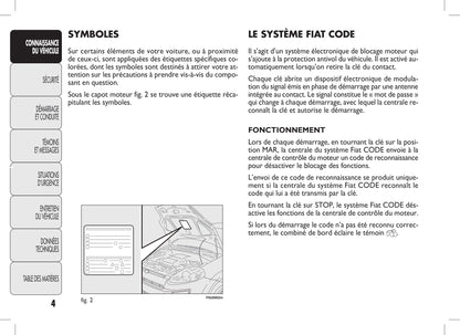 2010-2011 Fiat Punto/Punto Evo Owner's Manual | French