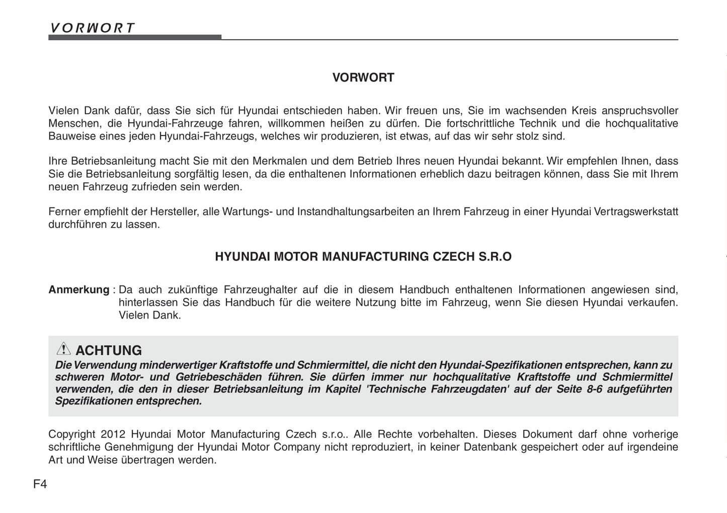 2012-2013 Hyundai i30 Gebruikershandleiding | Duits