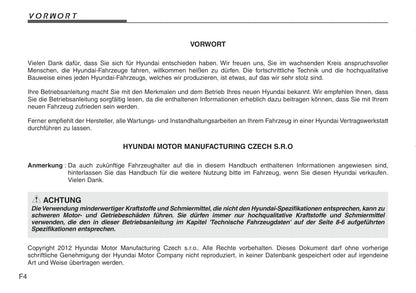 2012-2013 Hyundai i30 Gebruikershandleiding | Duits