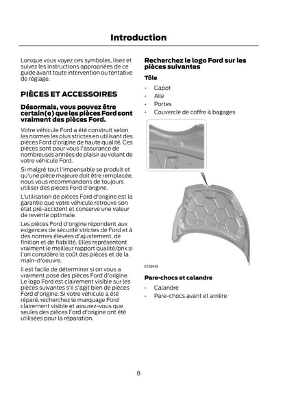 2011-2012 Ford Fiesta Owner's Manual | French