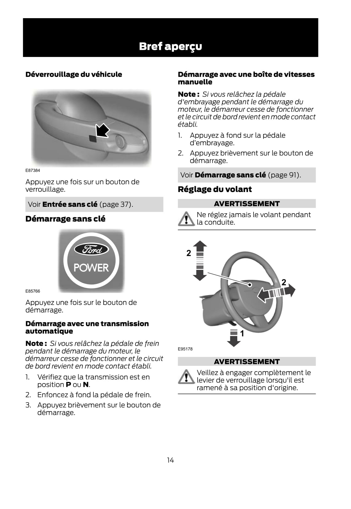 2011-2012 Ford Fiesta Owner's Manual | French