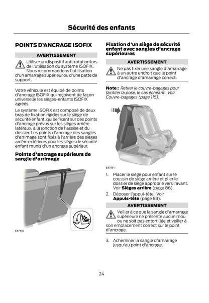 2011-2012 Ford Fiesta Owner's Manual | French