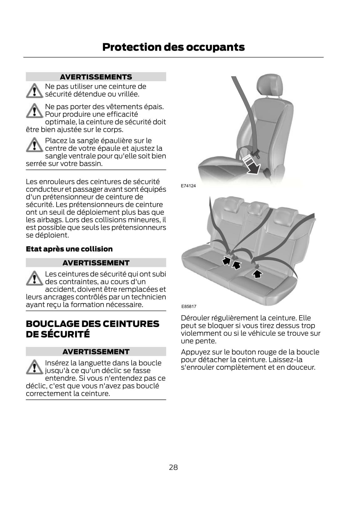 2011-2012 Ford Fiesta Owner's Manual | French