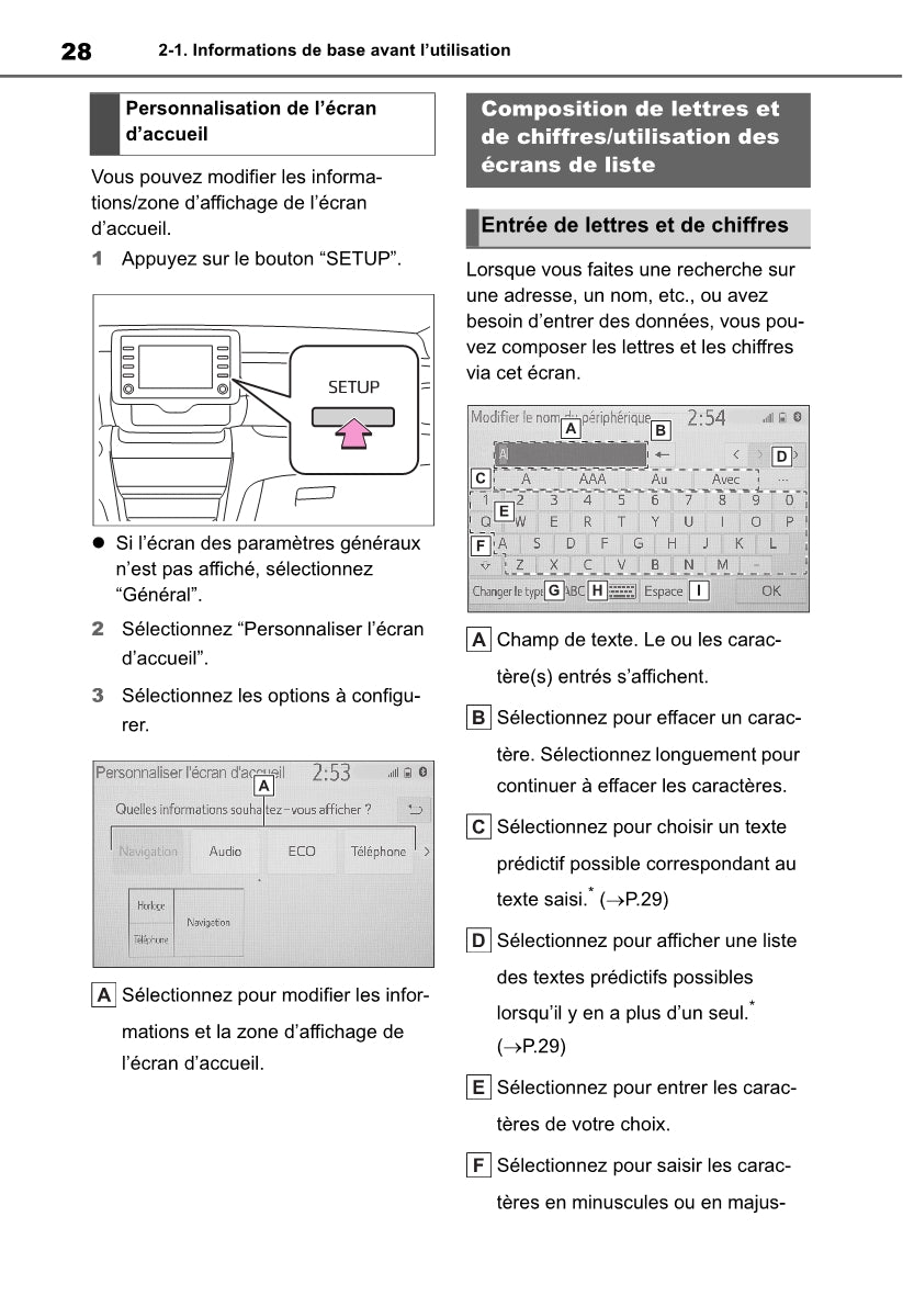 Toyota Yaris Cross Navigation / Multimedia Guide d'utilisation 2021 - 2023