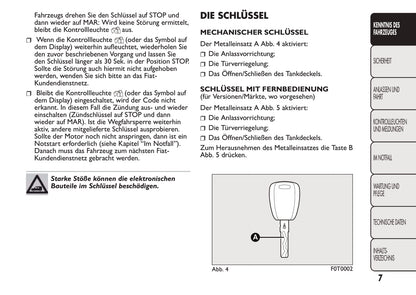 2008-2016 Fiat Qubo Manuel du propriétaire | Allemand