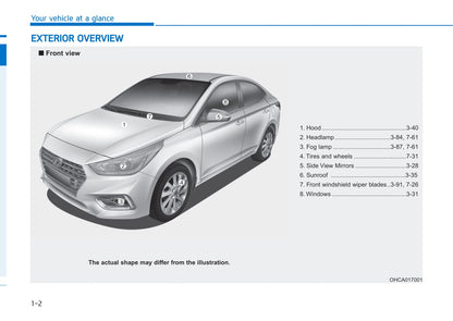 2017-2018 Hyundai Accent Manuel du propriétaire | Anglais