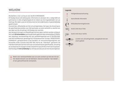 2020-2022 DS Automobiles DS 3 Crossback Gebruikershandleiding | Nederlands
