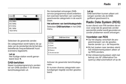 Opel Mokka Navi 600 / CD 400 infotainment Handleiding