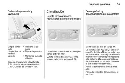 2015-2016 Opel Antara Bedienungsanleitung | Spanisch