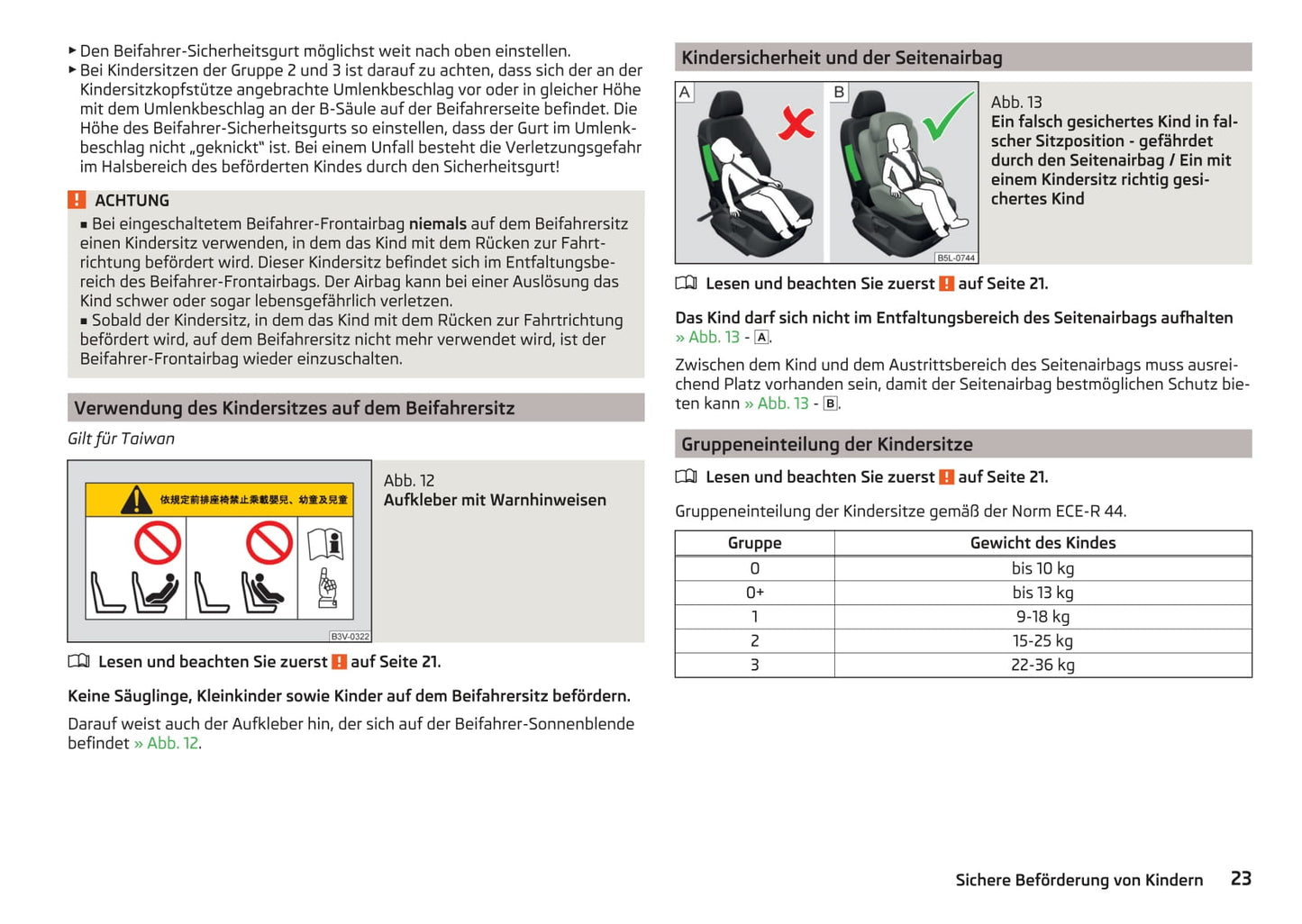 2016-2017 Skoda Octavia Owner's Manual | German