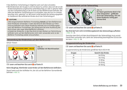 2016-2017 Skoda Octavia Owner's Manual | German