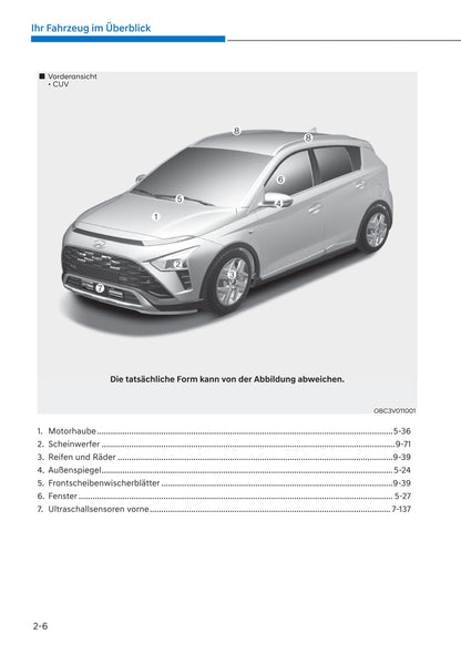 2021-2022 Hyundai i20/Bayon Gebruikershandleiding | Duits