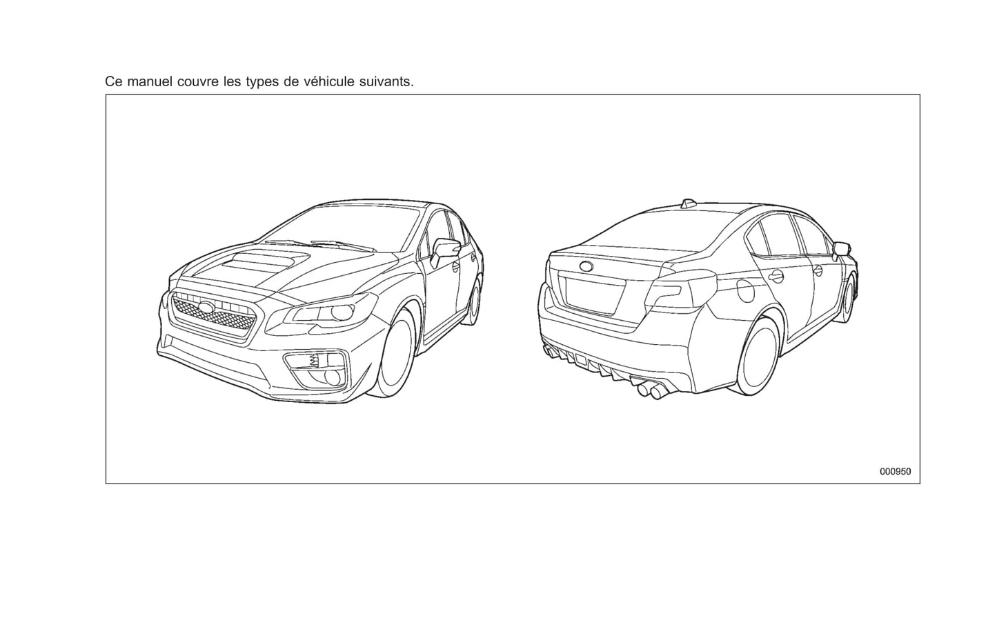 2014-2019 Subaru WRX Manuel du propriétaire | Français