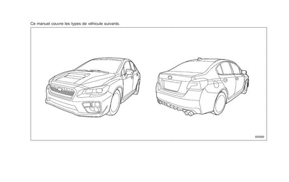 2014-2019 Subaru WRX Manuel du propriétaire | Français