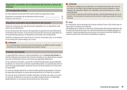 2014-2015 Skoda Citigo Owner's Manual | Spanish