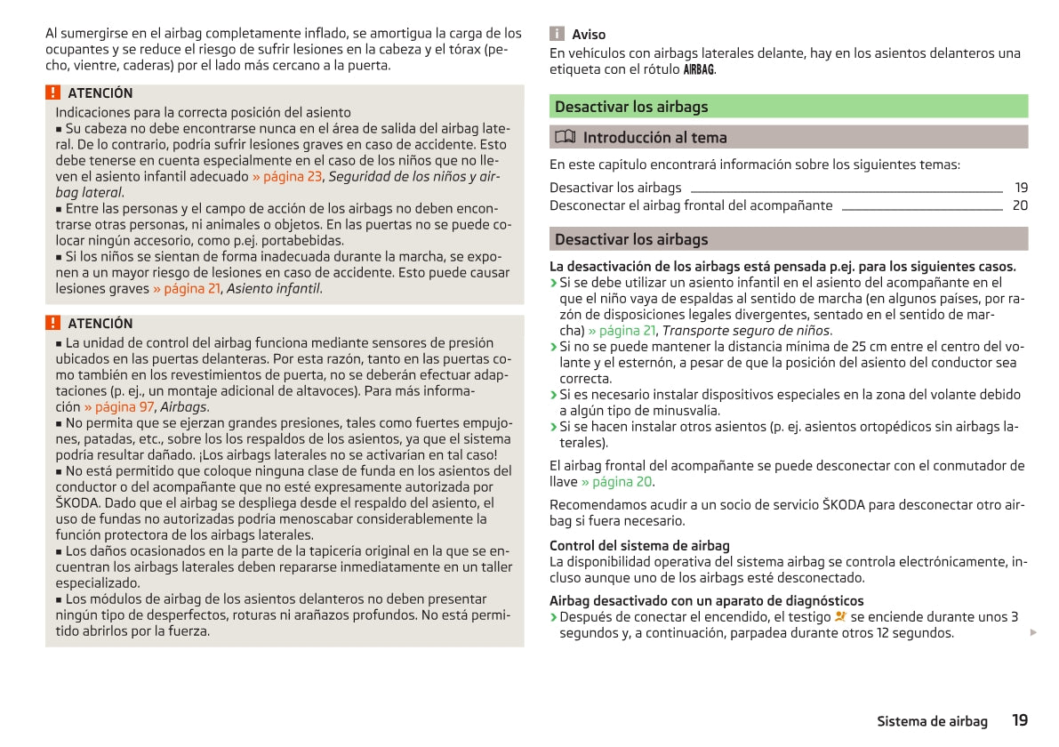 2014-2015 Skoda Citigo Owner's Manual | Spanish