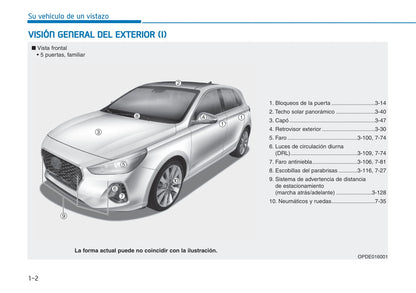 2017-2019 Hyundai i30 Manuel du propriétaire | Espagnol