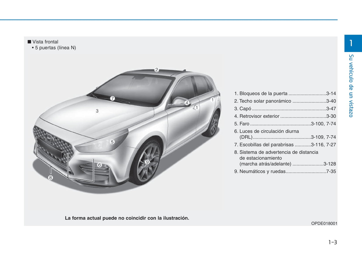 2017-2019 Hyundai i30 Manuel du propriétaire | Espagnol