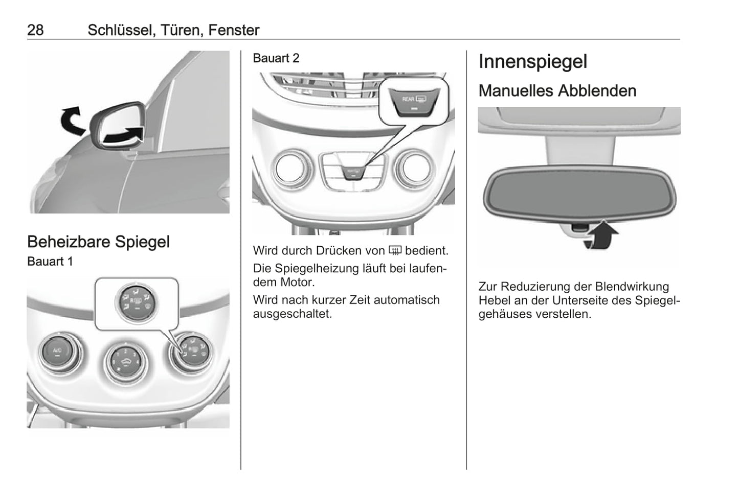 2018 Opel Karl Bedienungsanleitung | Deutsch