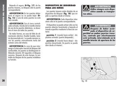 2005-2007 Alfa Romeo 156 Bedienungsanleitung | Spanisch