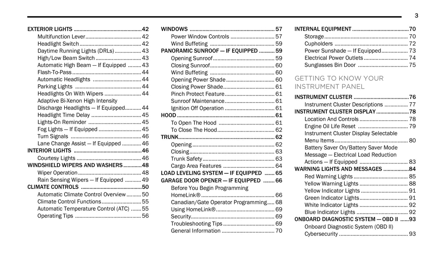 2020 Chrysler 300 Owner's Manual | English