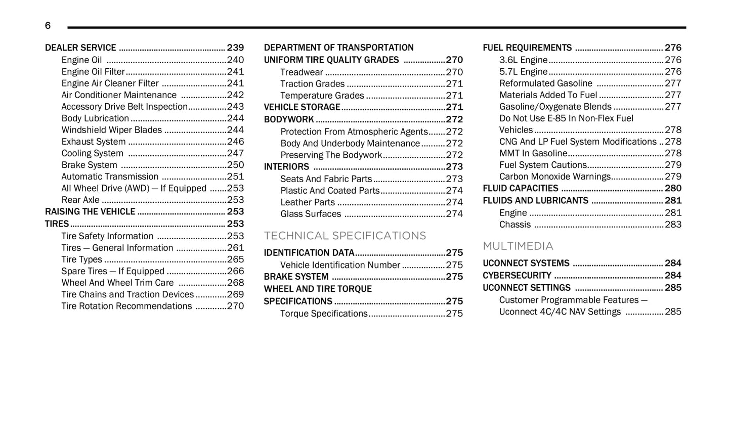 2020 Chrysler 300 Owner's Manual | English