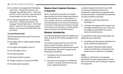 2020 Chrysler 300 Owner's Manual | English