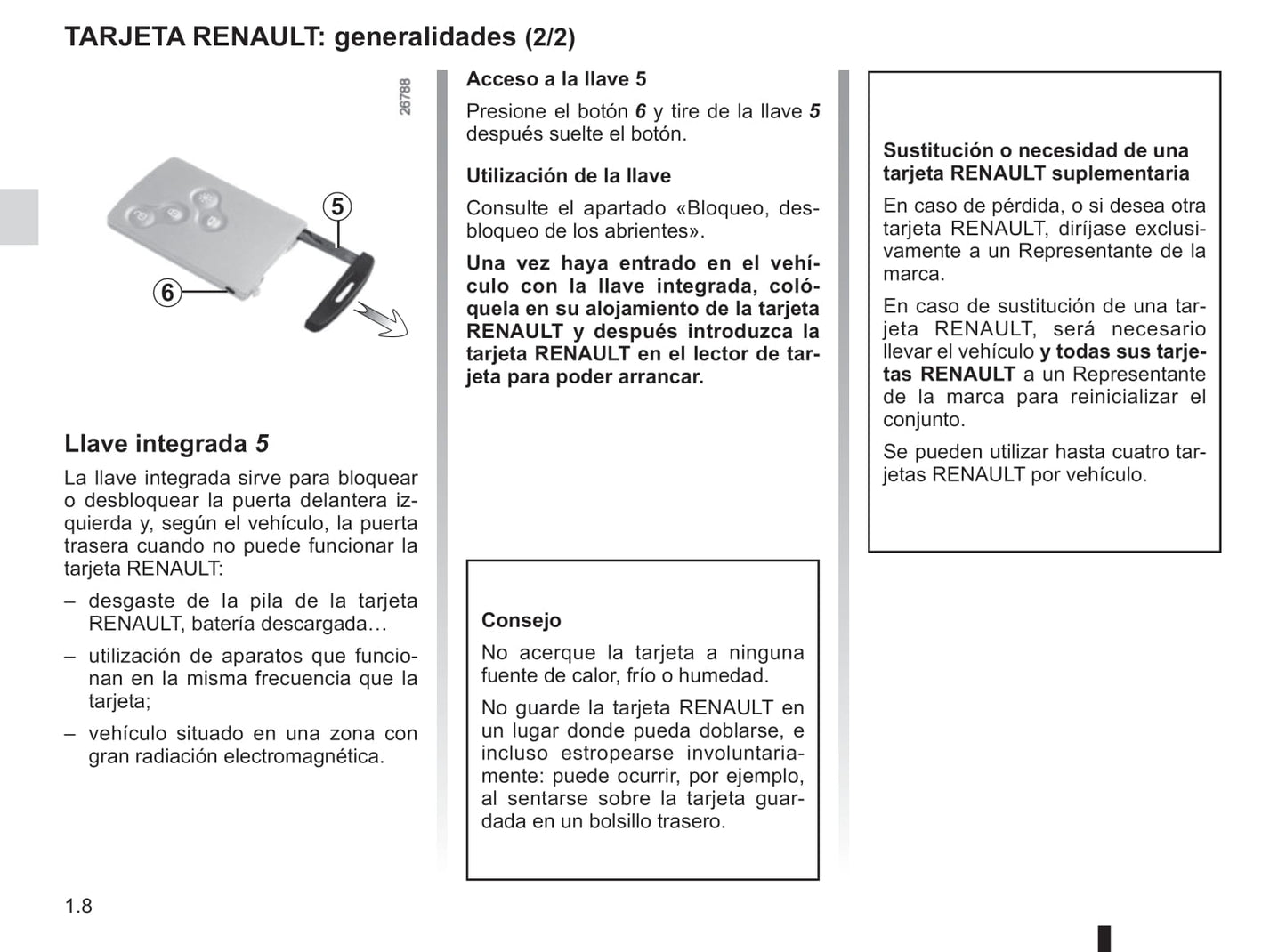 2014-2019 Renault Trafic Manuel du propriétaire | Espagnol