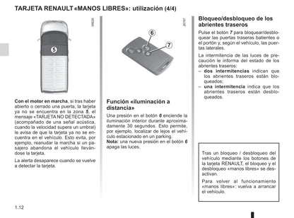 2014-2019 Renault Trafic Manuel du propriétaire | Espagnol