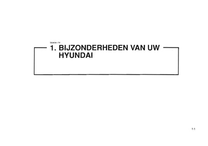 1996-1997 Hyundai Lantra Owner's Manual | Dutch